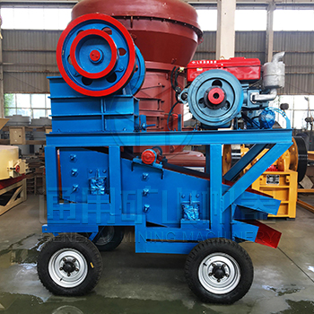 非洲烏干達(dá)客戶時(shí)產(chǎn)10噸玄武巖破碎生產(chǎn)線