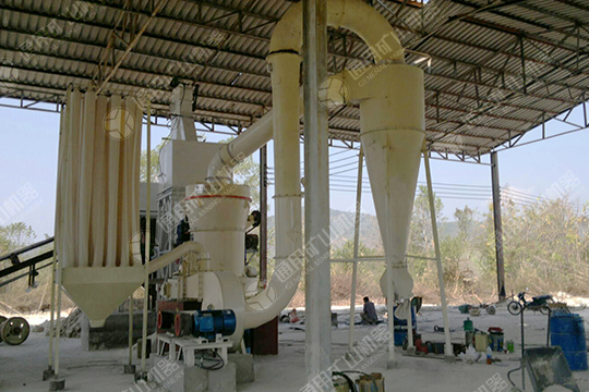 磨粉生產(chǎn)現(xiàn)場