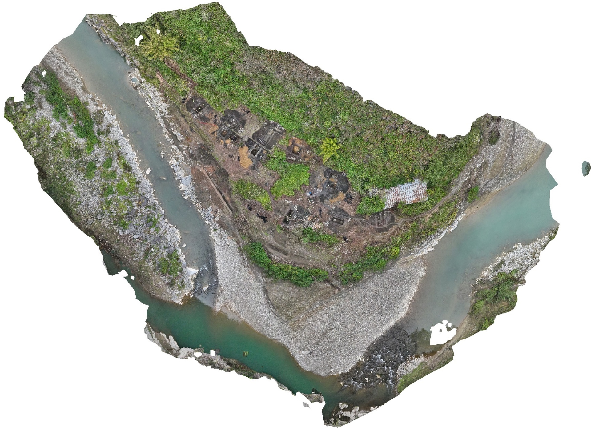 7.中堡遺址正射影像（婁亮   供圖）